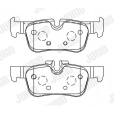 573767J JURID Комплект гальмівних колодок дисковий гальм