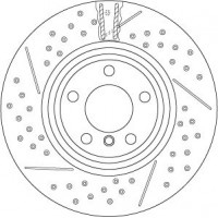 DF6606S TRW Гальмівний диск