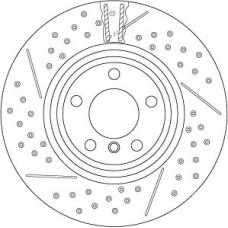 DF6606S TRW Гальмівний диск