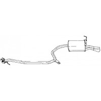 24612 SIGAM Глушник вихлопних газів кінцевий