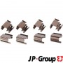 1163651610 JP GROUP Комплектуючі колодки дискового гальма