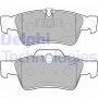 LP2124 DELPHI Комплект гальмівних колодок дисковий гальм