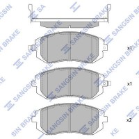 SP1367 Hi-Q Комплект гальмівних колодок дисковий гальм