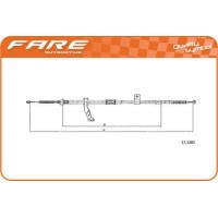 19162 FARE SA Тросик, cтояночный тормоз