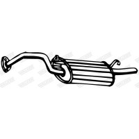 06399 WALKER Глушник вихлопних газів кінцевий