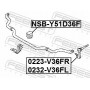 NSBY51D36F FEBEST Опора стабілізатора