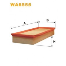 WA6555 WIX FILTERS Повітряний фільтр