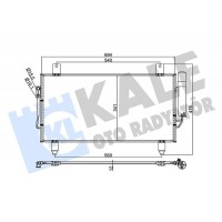 345780 KALE OTO RADYATÖR Конденсатор кондиціонера