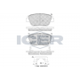 182136 ICER Комплект гальмівних колодок дисковий гальм