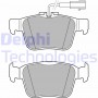 LP3311 DELPHI Комплект гальмівних колодок дисковий гальм