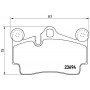 P 85 070 BREMBO Комплект гальмівних колодок дисковий гальм