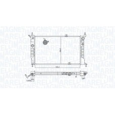 350213175500 MAGNETI MARELLI Радіатор охолодження двигуна
