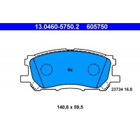 13.0460-5750.2 ATE Комплект гальмівних колодок дисковий гальм