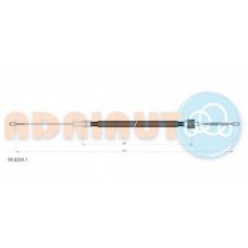 55.0233.1 ADRIAUTO Тросик, cтояночный тормоз