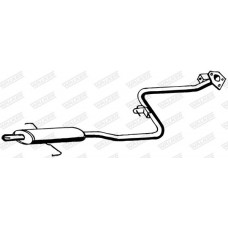 15031 WALKER Середній глушник вихлопних газів