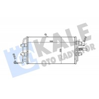 376400 KALE OTO RADYATÖR Конденсатор кондиціонера