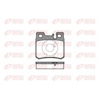 0282.20 REMSA Комплект гальмівних колодок дисковий гальм