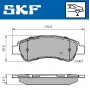 VKBP 90045 SKF Комплект гальмівних колодок дисковий гальм