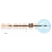 03.0241 ADRIAUTO Тросик, cтояночный тормоз