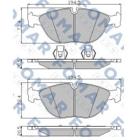 FO 922281 FOMAR Friction Комплект гальмівних колодок дисковий гальм