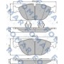 FO 922281 FOMAR Friction Комплект гальмівних колодок дисковий гальм