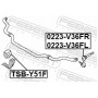 NSBY51F FEBEST Опора стабілізатора