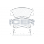 140701 ICER Комплект гальмівних колодок дисковий гальм