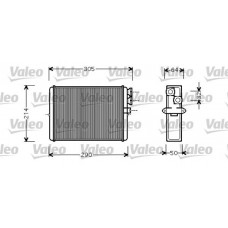 812328 VALEO Теплообмінник обігрів салону