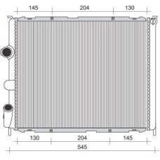 350213989000 MAGNETI MARELLI Радіатор охолодження двигуна