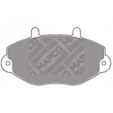 6381 MAPCO Комплект гальмівних колодок дисковий гальм