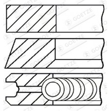08-432300-00 GOETZE ENGINE Комплект поршневих кілець