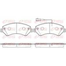 1275.22 REMSA Комплект гальмівних колодок дисковий гальм