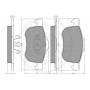 10348 OPTIMAL Комплект гальмівних колодок дисковий гальм