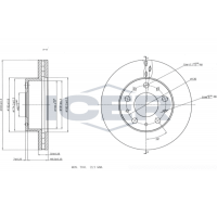 78BD4622-1 ICER Гальмівний диск