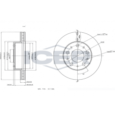 78BD4622-1 ICER Гальмівний диск