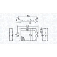 350213202500 MAGNETI MARELLI Радіатор охолодження двигуна