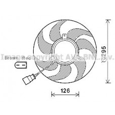 VN7535 AVA QUALITY COOLING Вентилятор охолодження двигуна
