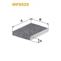 WP6929 WIX FILTERS Фільтр повітря у внутрішньому просторі