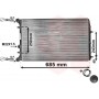 76002006 VAN WEZEL Радіатор охолодження двигуна