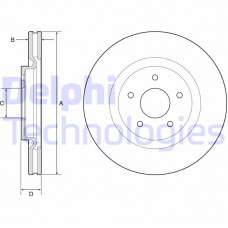BG9195C DELPHI Гальмівний диск