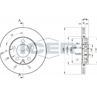 78BD5308-2 ICER Гальмівний диск