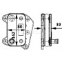 CLC 52 000P MAHLE масляний радіатор двигунне олива