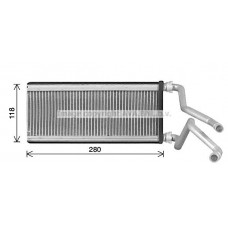 MZ6298 AVA QUALITY COOLING Теплообмінник обігрів салону