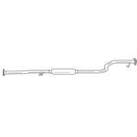 23410 SIGAM Середній глушник вихлопних газів