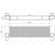 818356 VALEO Интеркулер