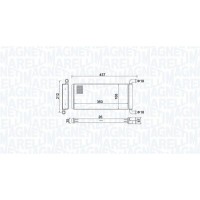 350218451000 MAGNETI MARELLI Теплообмінник обігрів салону