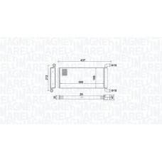 350218451000 MAGNETI MARELLI Теплообмінник обігрів салону