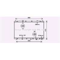HD2315 PRASCO Радіатор охолодження двигуна