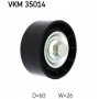 VKM 35014 SKF Паразитный / ведущий ролик, Поліклиновий ремінь