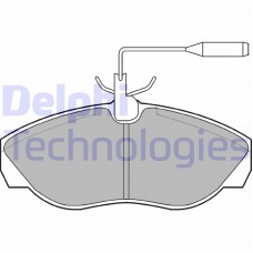 LP877 DELPHI Комплект гальмівних колодок дисковий гальм